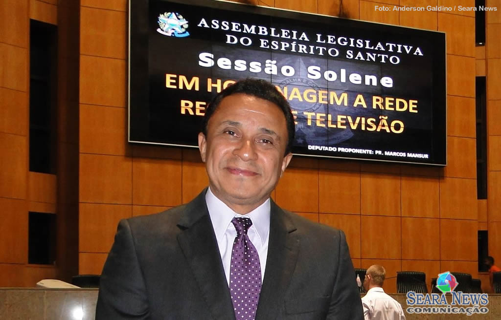 Deputado Pastor Marcos Mansur sobre a homenagem à Rede Record e à Tv Vitória | Seara News