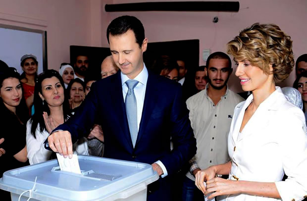 Bashar Al Assad é reeleito presidente da Síria