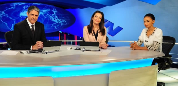 Marina Silva é entrevistada no Jornal Nacional - 2