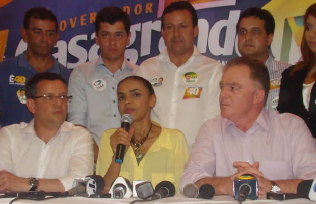 Marina Silva visita o Espírito Santo e garante que não haverá mudanças de posicionamento