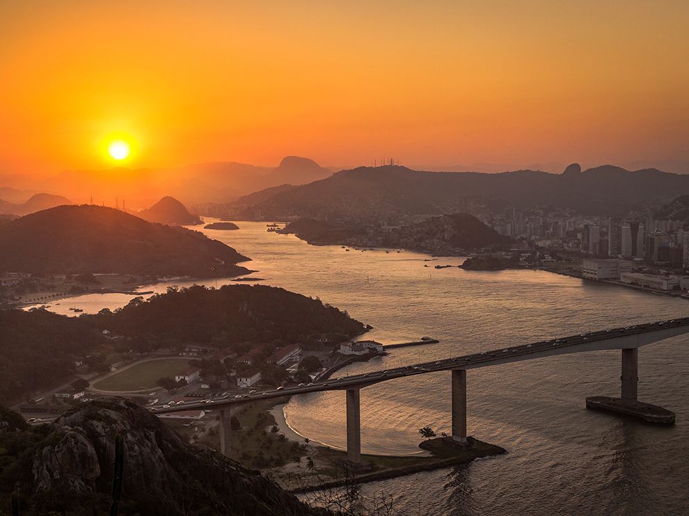Pôr do sol de Vitória, ES, no National Geographic | Seara News