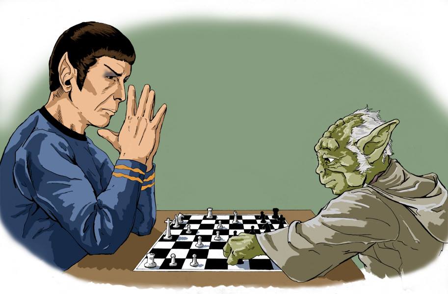 Quem é esse “deus” paranoico, Spock?